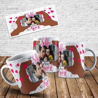 Caneca uma Selfie Cheia de Amor - Modelo 02