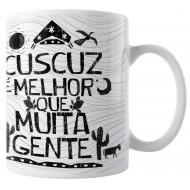 Caneca Amo Meu Nordeste - Cuscuz Melhor que Muita Gente