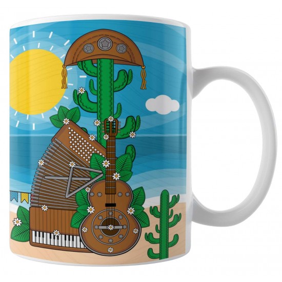 Caneca Amo Meu Nordeste - Ceará é Lindo Demais - Modelo 02