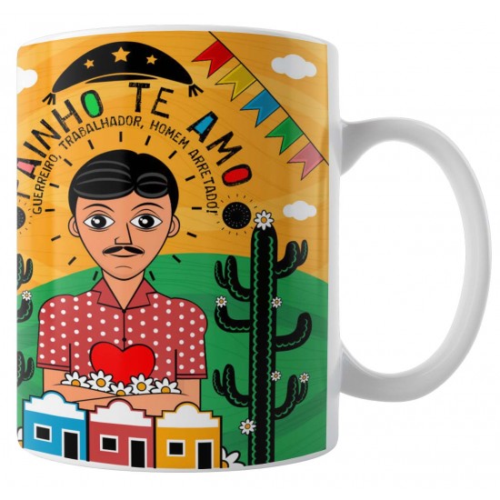 Caneca Amo Meu Nordeste - Painho te Amo