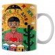 Caneca Amo Meu Nordeste - Painho te Amo - Modelo 02