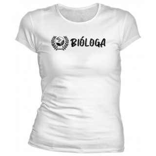 Camiseta Universitária Bióloga - Modelo 04