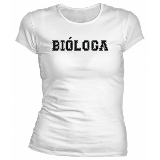 Camiseta Universitária Bióloga - Modelo 05