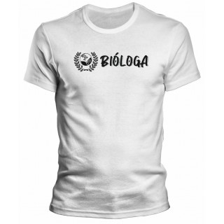 Camiseta Universitária Bióloga - Modelo 04