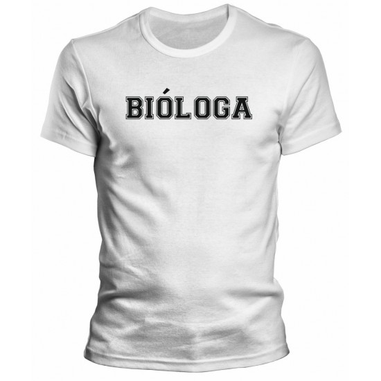 Camiseta Universitária Bióloga - Modelo 05