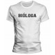 Camiseta Universitária Bióloga - Modelo 05