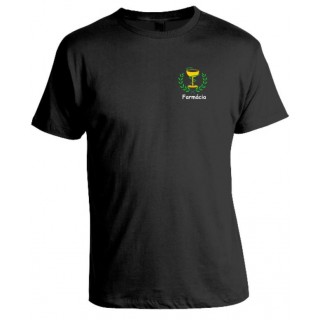 Camiseta Universitária Farmácia - Modelo 02 - Bordada