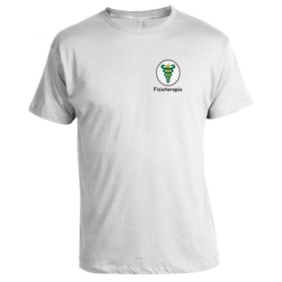 Camiseta Universitária Fisioterapia Bordada