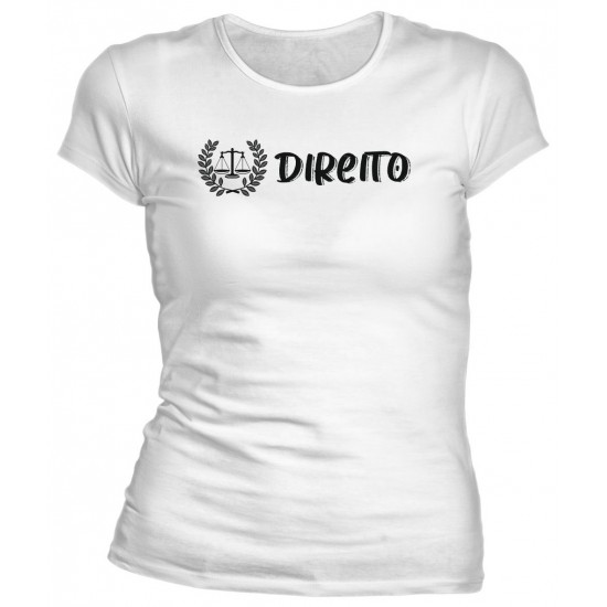 Camiseta Universitária Direito - Modelo 10