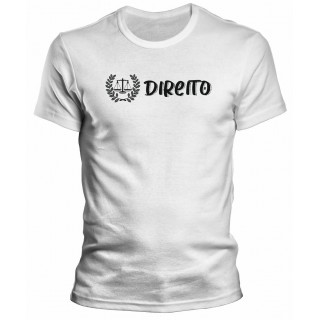 Camiseta Universitária Direito - Modelo 10