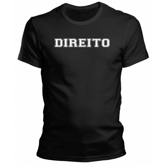 Camiseta Universitária Direito - Modelo 11