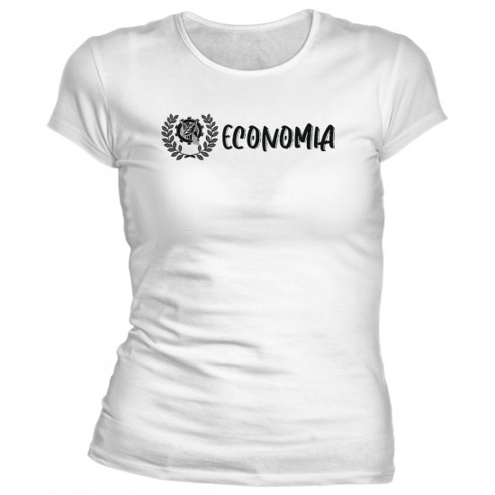 Camiseta Universitária Economia - Modelo 04