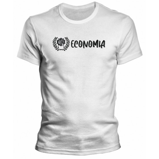 Camiseta Universitária Economia - Modelo 04