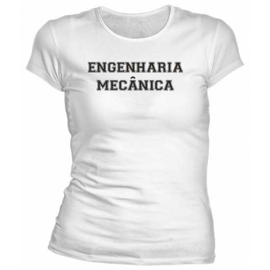 Camiseta Universitária Engenharia Mecânica - Modelo 06