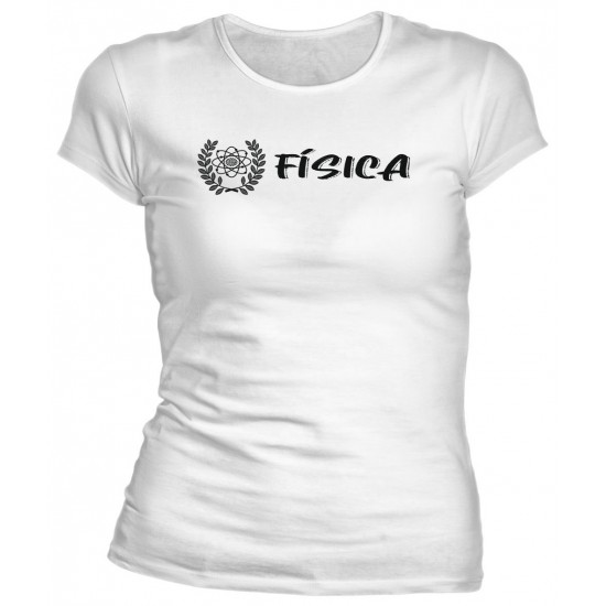 Camiseta Universitária Física - Modelo 04