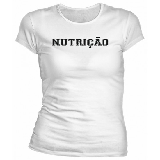 Camiseta Universitária Nutrição - Modelo 05